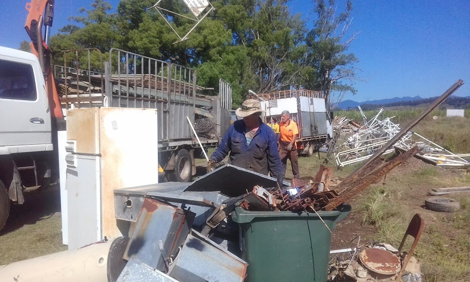 cleanup at showgrounds